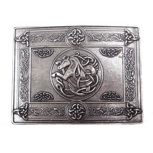 Belt Buckle with Kelpie (Celtic Water Horse)