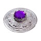 Plaid Brooch - Thistle