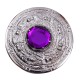 Plaid Brooch - Thistle