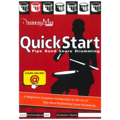 DrummingMad QuickStart Pipe Band Snare Drumming