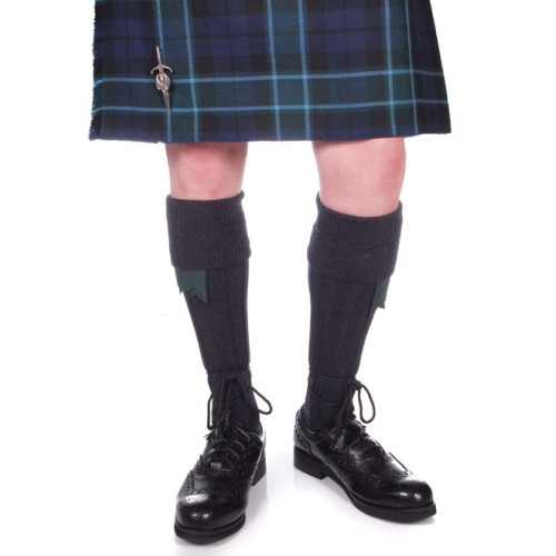 Charcoal Kilt Hose