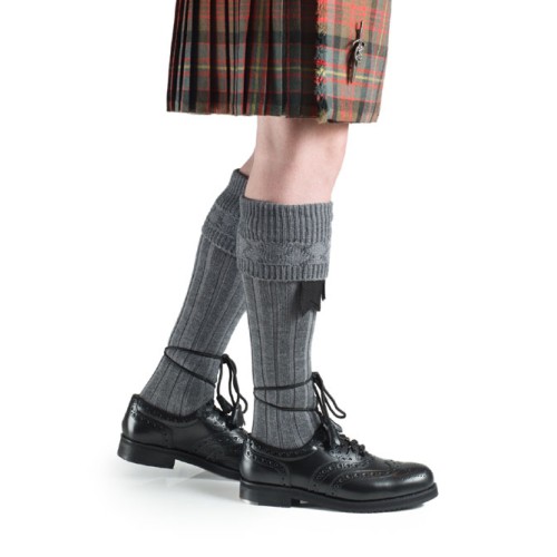 Grey Kilt Hose