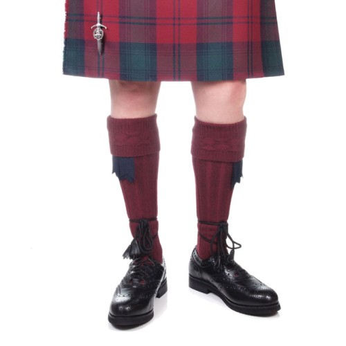 Burgundy Kilt Hose