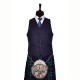 Lomond Blue Braemar Waistcoat