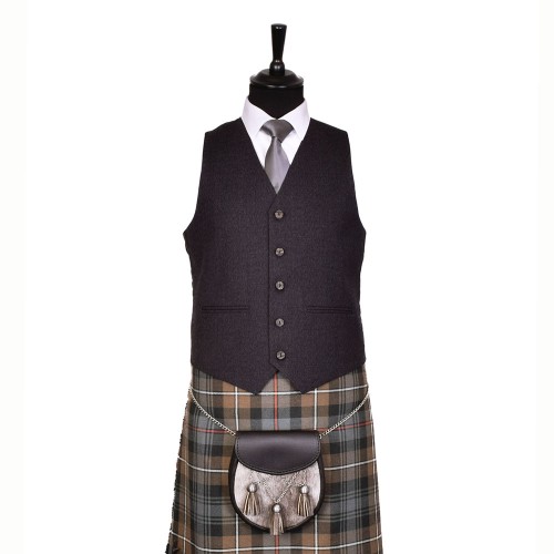 Charcoal Arrochar Braemar Waistcoat