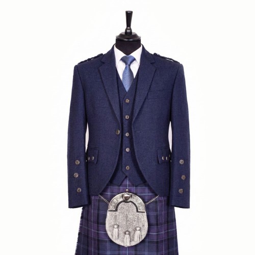 Navy Blue Arrochar Tweed Jacket
