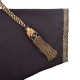 Heritage Black and Gold Silk Bagpipe Cords