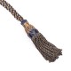 Heritage Navy and Gold Silk Bagpipe Cords