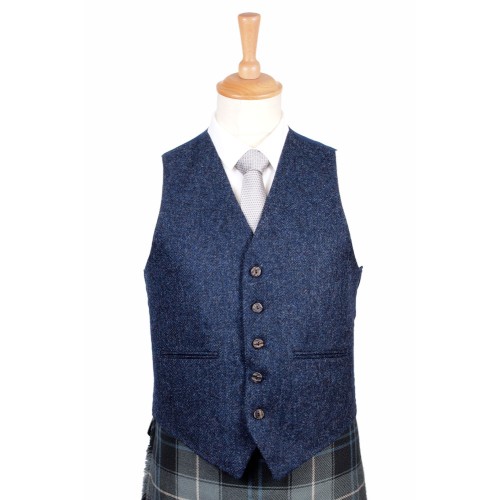 Lomond Blue Braemar Waistcoat